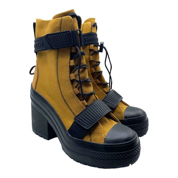 NWOB Converse Women's Gr82 Chuck Taylor All Star Boot Dark Soba Black 6.5 - Picture 1 of 10